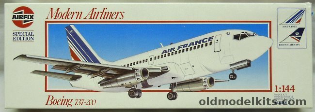 Airfix 1/144 Boeing 737 Special Edition - Air France or British Airways, 03181 plastic model kit